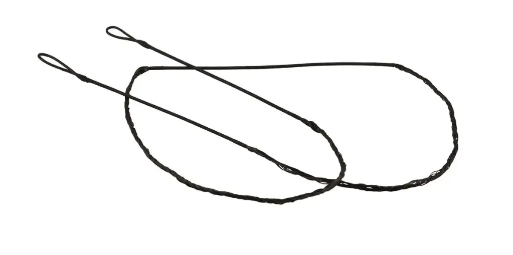 OAK RIDGE RECURVE STRINGS DYNEEMA D97 BLACK WITH BCY 62X SERVING