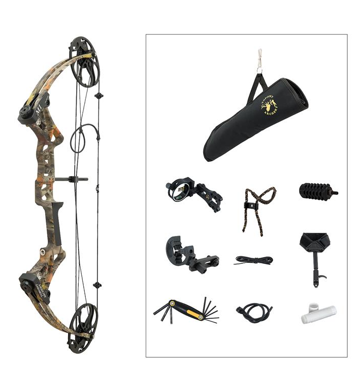 TOPOINT COMPOUND PACKAGE M1 BEGINNER / ROTATING MOD 20-70LBS / 19"-30" / RH