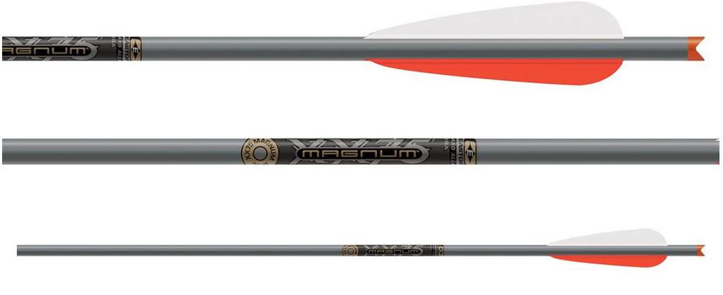 EASTON CROSSBOW ALUMINUM BOLTS XX75 MAGNUM 2219 4"VANE NOCKS RPS INSERT 6PK 