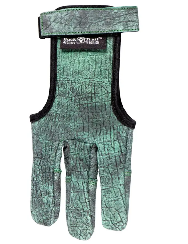 BUCK TRAIL GANT MUI CUIR VERT