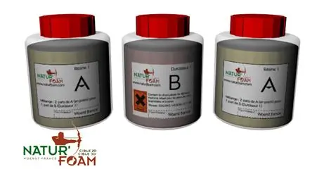 NATUR'FOAM TARGETS 3-D REPAIR KIT