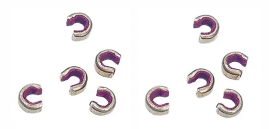 SAUNDERS NOCKSETS 20-22 STRANDS PURPLE 5000PK