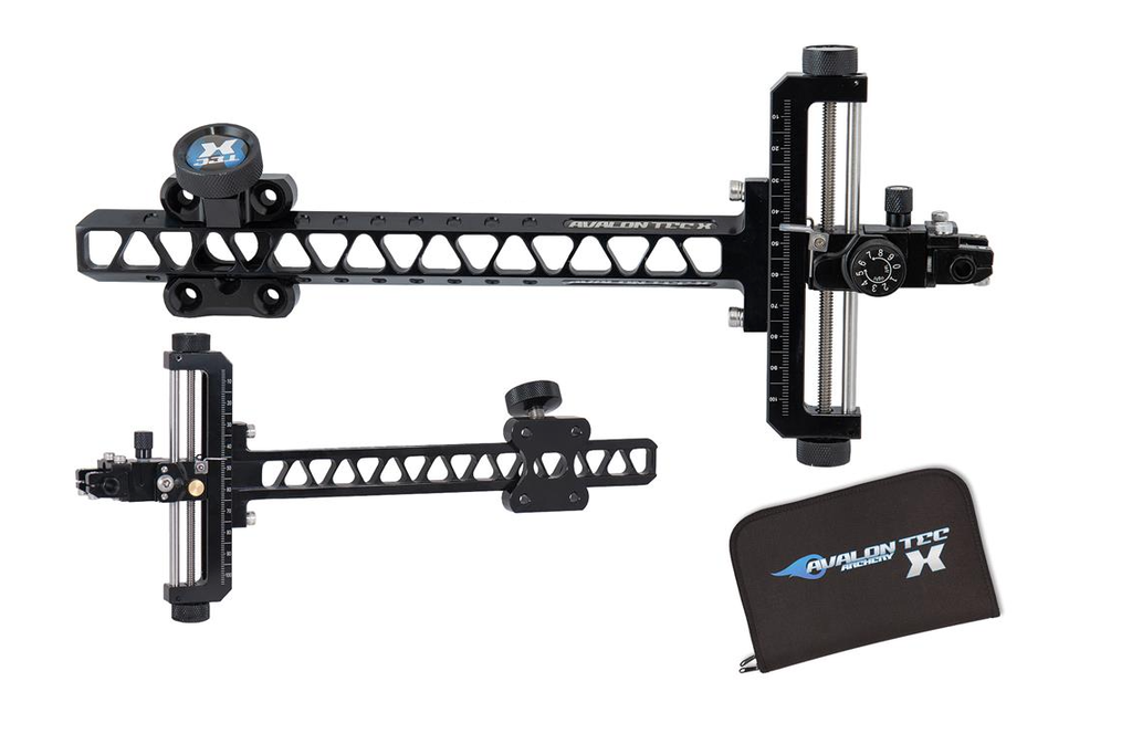 AVALON COMPOUND SIGHTS TEC X  ANODIZE  BLACK W/ SOFT CASE