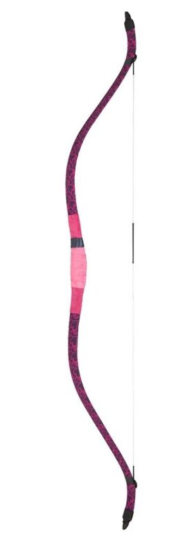 FREDDIE ARCHERY HORSE BOW TRADITIONAL KTB 48" PINK HEART