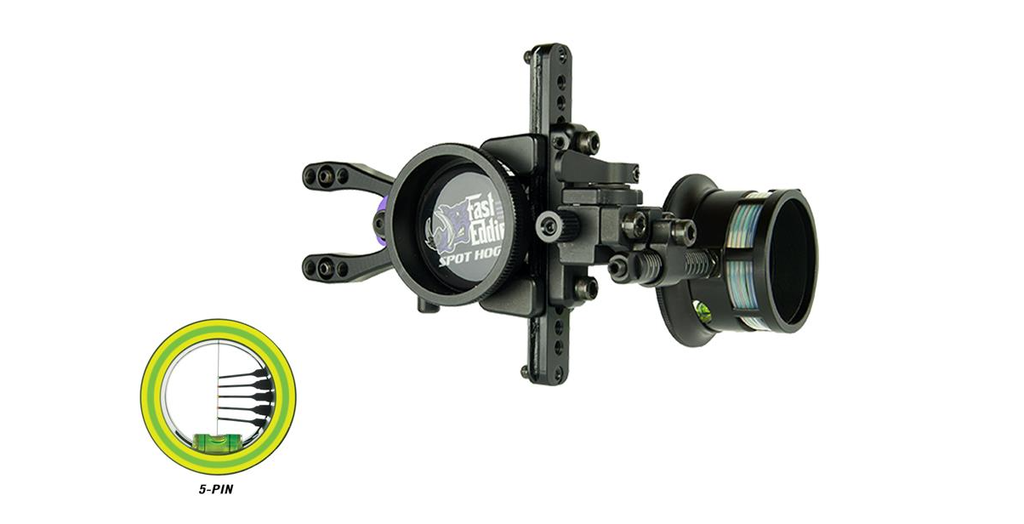 SPOT HOGG COMPOUND SIGHT FAST EDDIE MRT 5 PIN MICRO BLACK