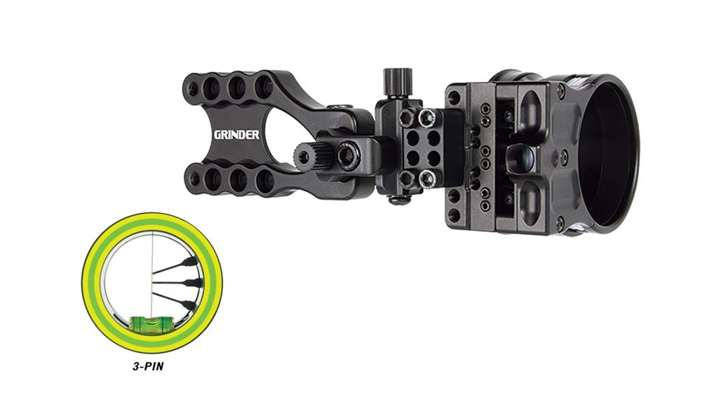 SPOT HOGG COMPOUND SIGHT GRINDER MRT 3 PIN  MICRO BLACK