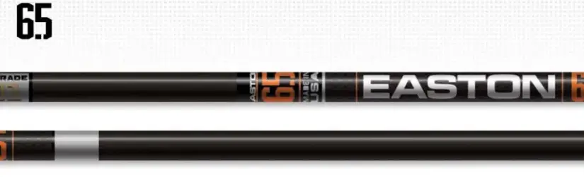 EASTON SHAFT HUNTER CLASSIC WITH 6.5 MICROLITE NOCK AND 6.5MM INSERT