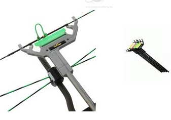SAUNDERS FORKED HORN BOW SQUARES