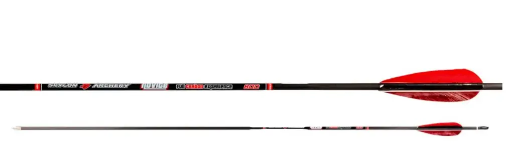 SKYLON ARROWS NOVICE ID4.2 FEATHERS/NOCK/POINT