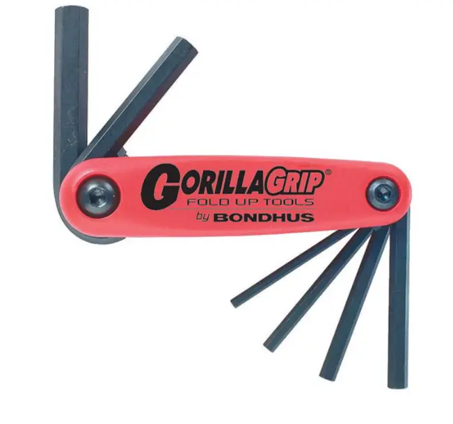 BONDHUS METRIC SETS GORILLA GRIP FOLD UP 1.5MM>6MM