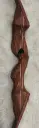 GREAT PLAINS RED RIVER B-MODEL RECURVE DEMONTABLE LH 55# 62"
