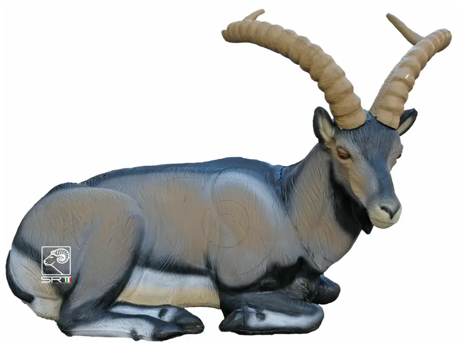 SRT 3D TARGET WILD GOAT BEDDED - IBEX COUCHE 