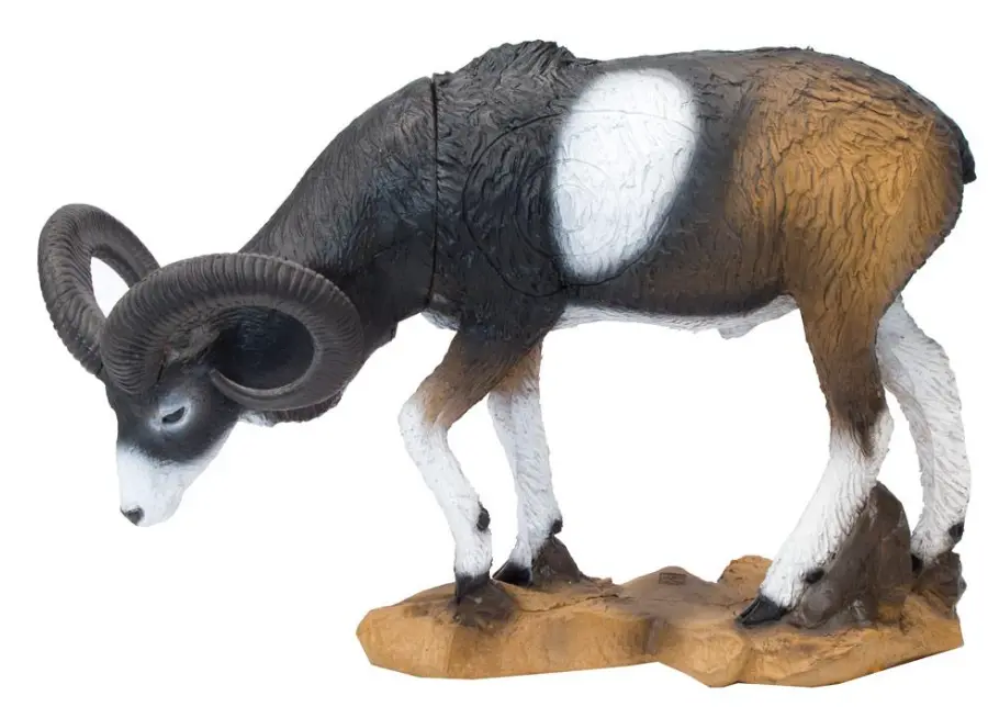SRT 3D TARGET MUFLON GRAZING - MOUFLON QUI BROUTE
