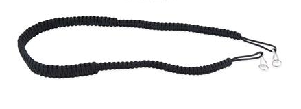 AVALON BINOCULARS ACCESSORIES BRAIDED BINO STRAP BLACK with METAL HOOK