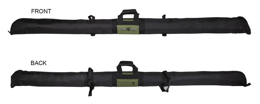 BUCK TRAIL HOUSSE LONGBOW 183cm x 15cm BLACK/GREEN with ARROWTUBE STRAPS