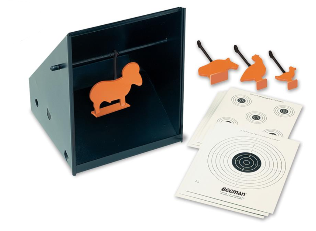 BEEMAN TARGET 2085 PELLET TRAP WITH TARGETS & 4 SILHOUETTES
