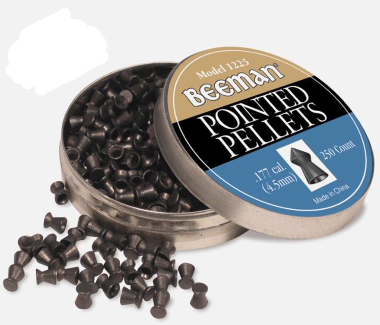 BEEMAN AMMO POINTED PELLETS 4.5MM / 250 PCS 