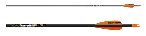 EASTON ARROWS POWERFLIGHT SUPER NOCK/CB INSERT 2" XPV VANES 72PK