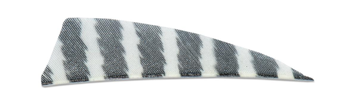 SKYLON 3" RW BARRED SHIELD FEATHERS 24PK