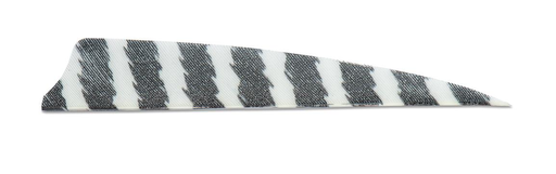 [A050829] SKYLON 4" RW BARRED SHIELD FEATHERS 24PK