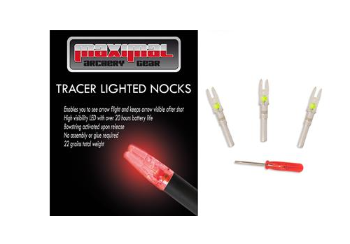[A024708] MAXIMAL LIGHTED NOCKS S-SIZE ID6.2 3PK