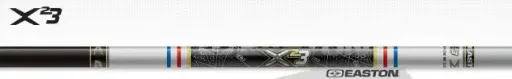 EASTON SHAFT ALUMINIUM X23 BLACK-SILVER 12PK