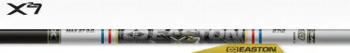 [A044050] EASTON SHAFT ALUMINIUM X27 2712 BLACK-SILVER 12PK