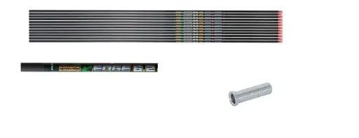 SKYLON SHAFT EDGE ID6.2/33" WITH NOCK AND INSERT 12PK