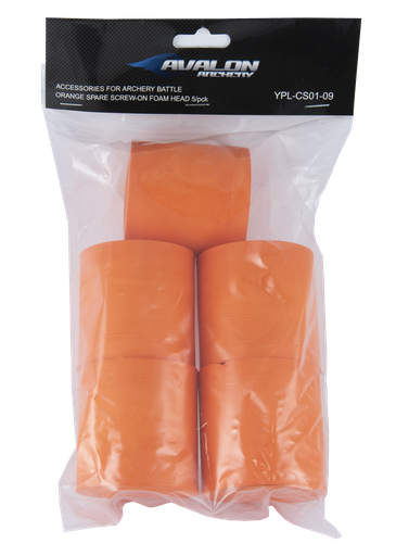 AVALON ACCESSORIES FOR ARCHERY BATTLE SPARE SCREW-ON FOAM HEAD /5