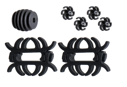 [A011438] MAXIMAL DAMPER OTHERS HUSH KIT FOR COMPOUND LIMBS / STRINGS / RODS BLACK