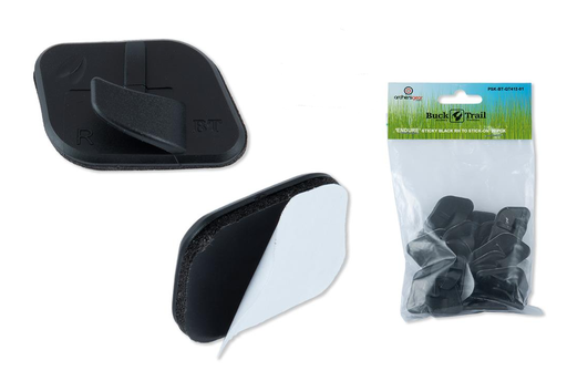 [A018660] BUCK TRAIL ARROW REST STICK ON ENDURE STICKY RH BLACK 20PK