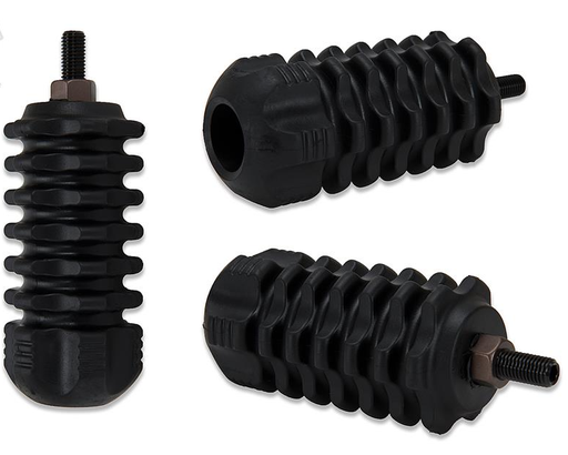 [A022626] MAXIMAL HUNTING & 3D STABILIZERS SHORTY 3 1/2" RUBBER BLACK