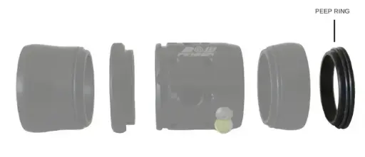 [A045801] BOWFINGER PEEP RINGS FOR 20/20 SCOPES 30MM