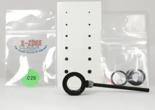 AXCEL RECURVE SCOPES CURVE RX WITH DRILLED LENS 14MM/FIBER BLACK