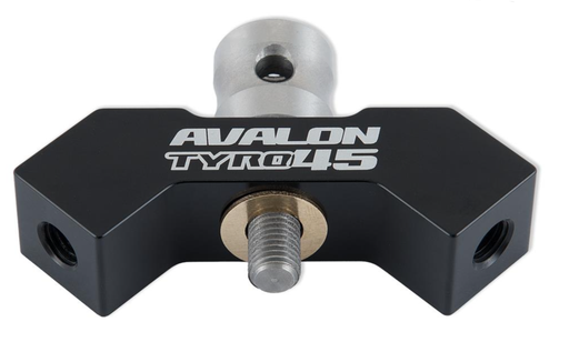 [A024816] AVALON V-BARS TYRO - ALUMINUM 5/16  45° X 0° BLACK