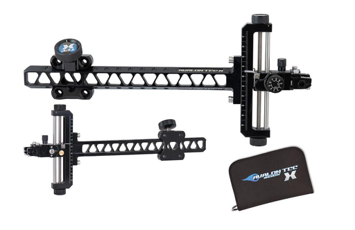 AVALON COMPOUND SIGHTS TEC X  ANODIZE  BLACK W/ SOFT CASE