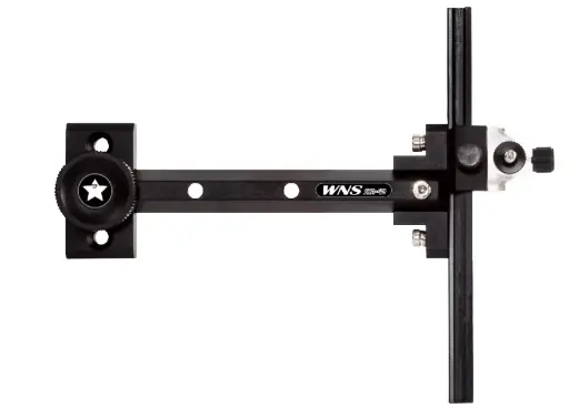 WNS RECURVE SIGHTS SJA-40 SHORT EXT BLACK