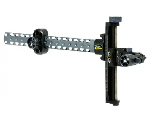 [A040153] BLACK GOLD RECURVE SIGHTS COMPETITION OLYMPIC 9" GREY