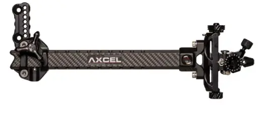 AXCEL RECURVE SIGHTS 8-32"ACHIEVE XP VARIABLE UHM CARBON BAR/EXT 9" BLACK