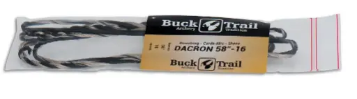 BUCK TRAIL STRING DACROGEN TRAD. FLEMISH INCH 16 STRANDS BLACK-BRONZE