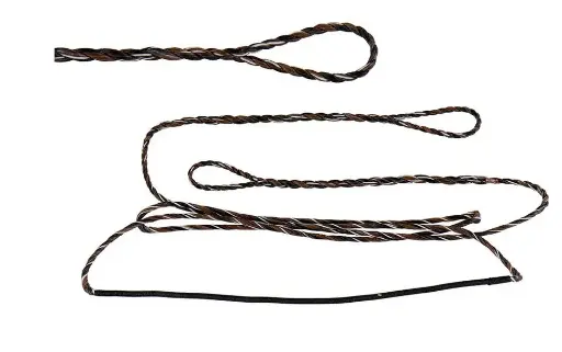 BUCK TRAIL TRAD. STRING DYNAGEN D-75 16 STRANDS FLEMISH BLACK-BROWN