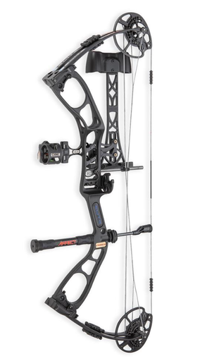 [A048104] ELITE COMPOUND PACKAGE EMBER TRI-TRACK CAM RH 10-60LBS 15-29" NINJA BLACK