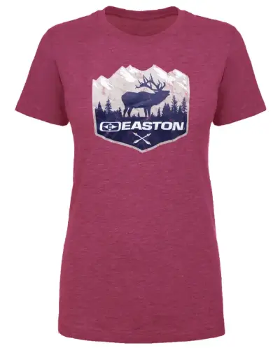 [A078307] EASTON WOMEN'S ELK MOUNTAIN TEE RED 