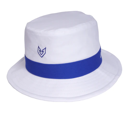 [A081394] FIVICS BUCKET HAT WHITE/BLUE