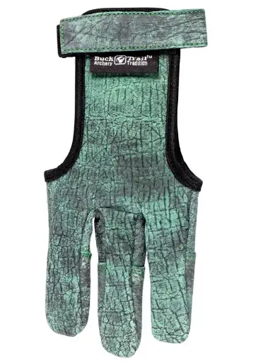 [A065063] BUCK TRAIL GANT MUI CUIR VERT