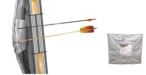 [A010630] DANAGE BACKSTOP POWERSTOP TYPE A 120x120CM