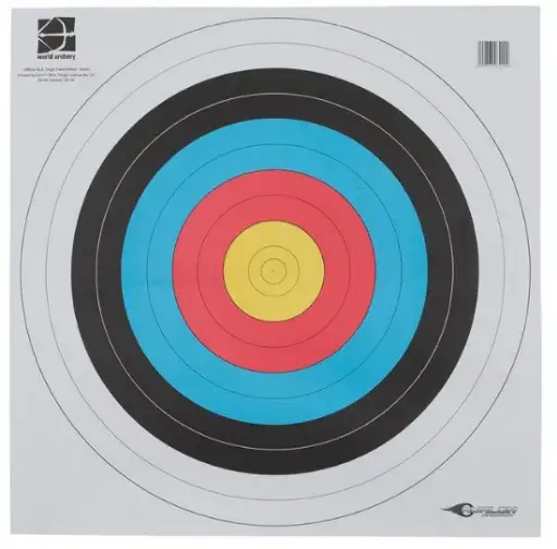 [A010422] AVALON BLASONS 60CM WORLD ARCHERY 10-RINGS 100PK