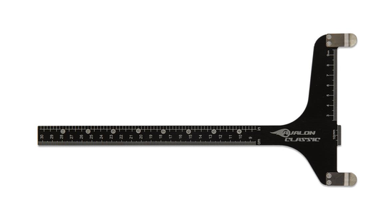 AVALON BOW SQUARES GAUGES CLASSIC ALU - INCHES AND METRIC ANODIZED