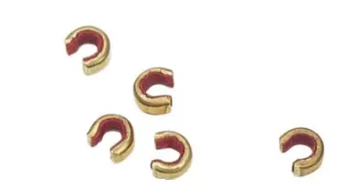 [A059592] SAUNDERS NOCKSETS 16-18 STRANDS RED 100PK