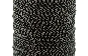 BCY SERVING MATERIAL BRAIDED *62 1LBS BLACK/WHITE